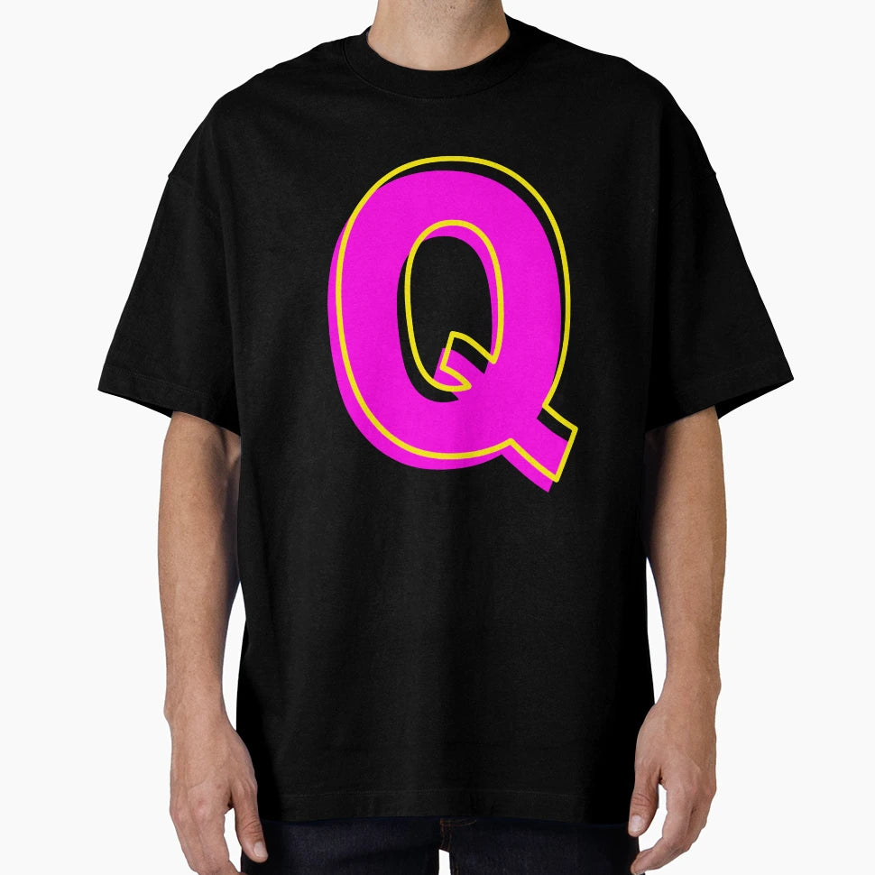 Q Your Name Your Letter T-Shirt - Trendy Graphic Men Women - T-Shirt, Sweatshirt, Hoodie