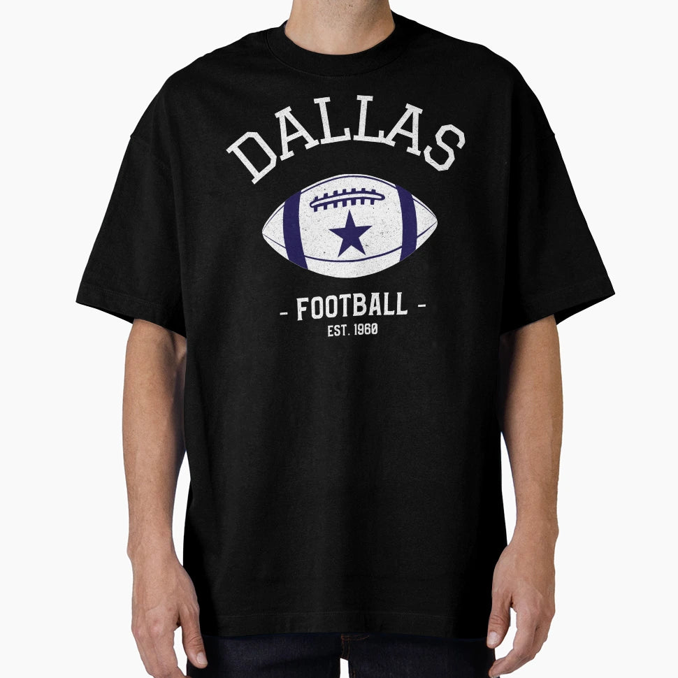 Dallas Football Sports Team Gift T-Shirt - Novelty Apparel Unisex - T-Shirt, Sweatshirt, Hoodie