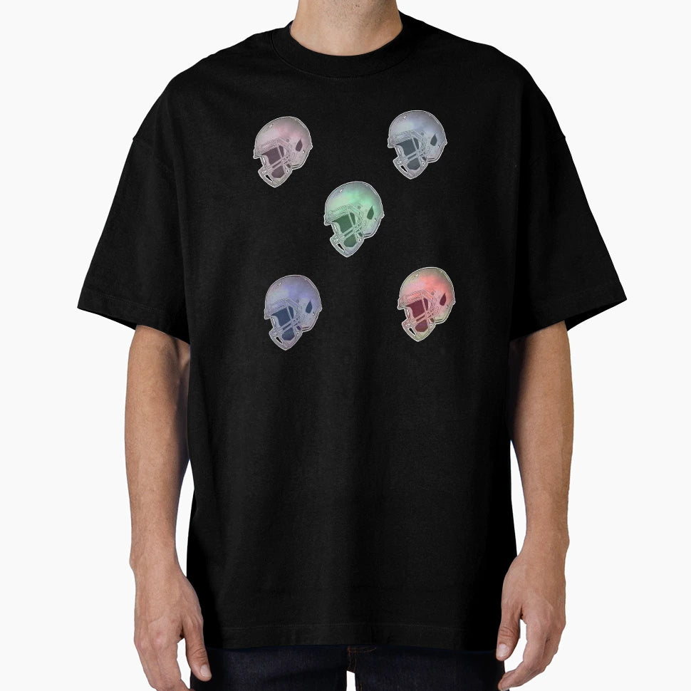 Football Helmet T-Shirt - Trendy Graphic Men Women - T-Shirt, Sweatshirt, Hoodie