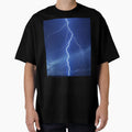 Electric Storm Powerful Lightning Strike T-Shirt - Graphic Print Men Women - T-Shirt, Sweatshirt, Hoodie
