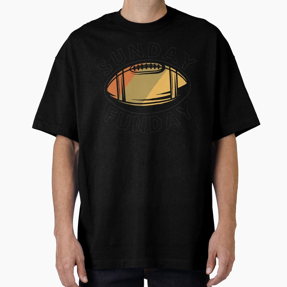 Sunday Funday Football T-Shirt - Fun Novelty Design Men Women - T-Shirt, Sweatshirt, Hoodie