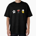 Soccer Bbq Beer T-Shirt - Graphic Print Men Women - T-Shirt, Sweatshirt, Hoodie