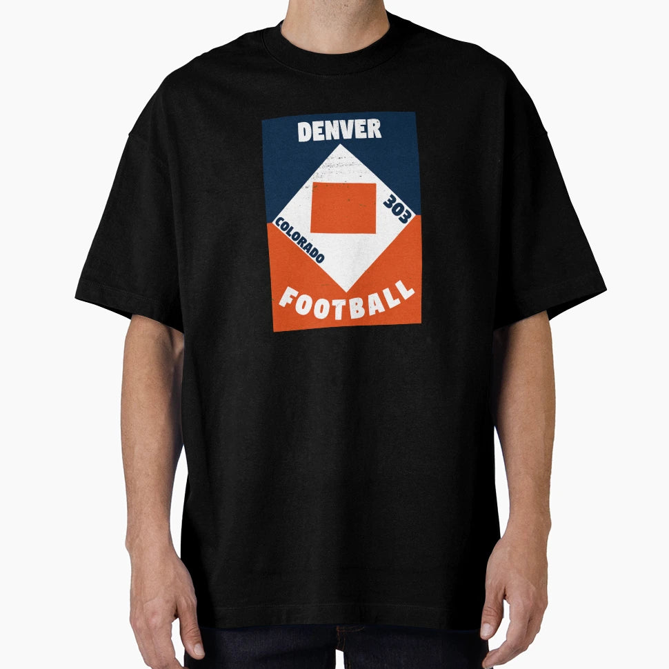 Denver Football T-Shirt - Fun Novelty Design Men Women - T-Shirt, Sweatshirt, Hoodie