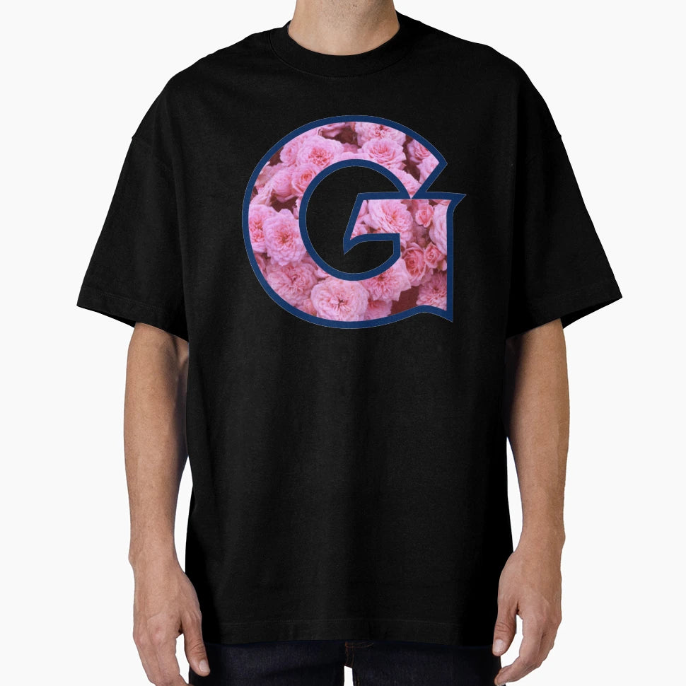 Floral Georgetown T-Shirt - Minimalist Print Men Women - T-Shirt, Sweatshirt, Hoodie