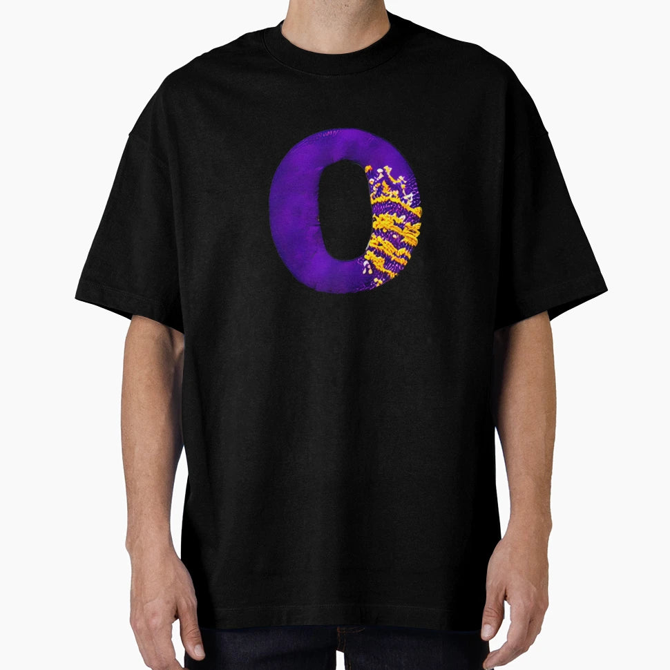 Letter O Monogram Typography Collage T-Shirt - Fun Novelty Design Unisex - T-Shirt, Sweatshirt, Hoodie