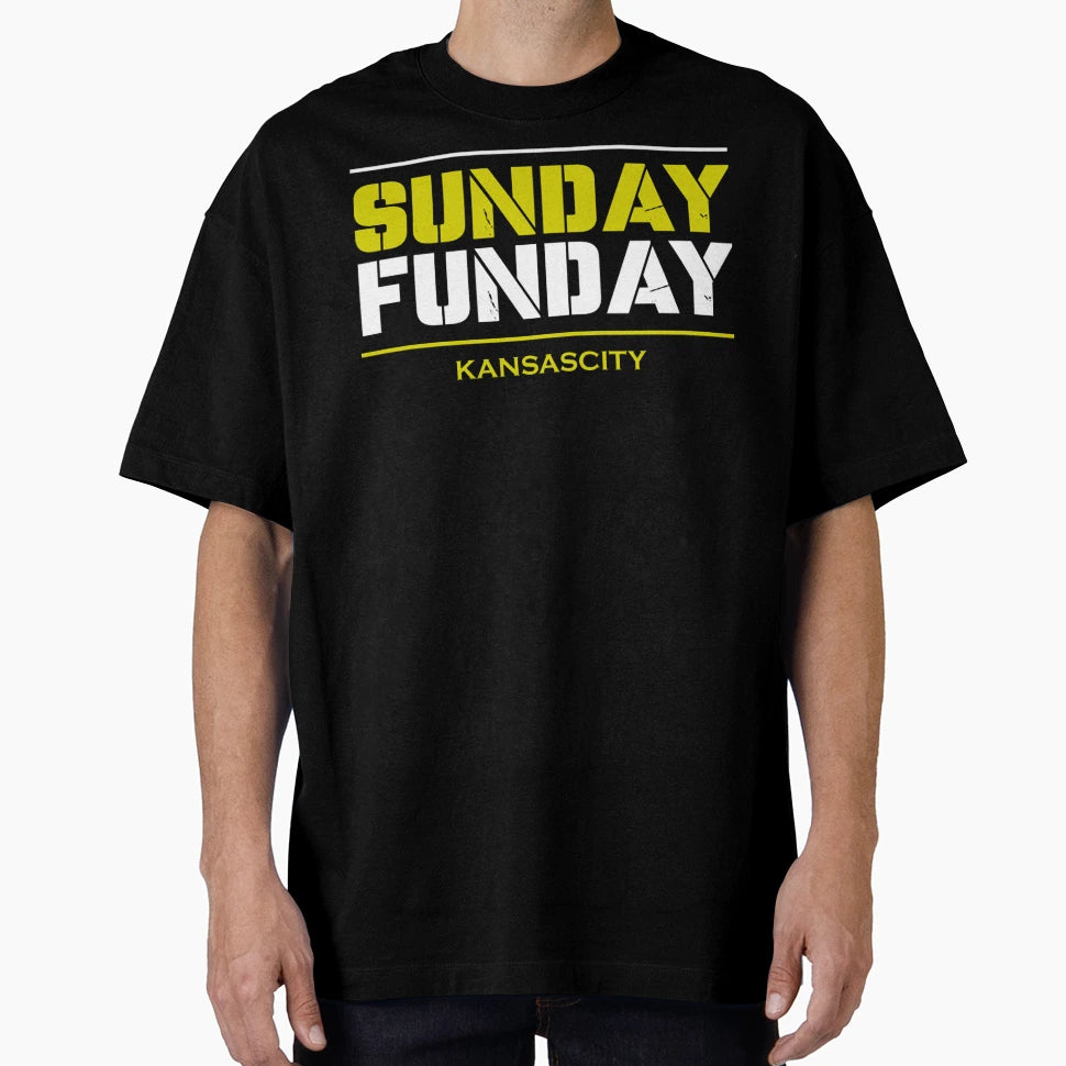 Sunday Funday Kansas City Chiefs T-Shirt - Graphic Print for Adults - T-Shirt, Sweatshirt, Hoodie