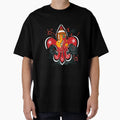 Fire Hot Red Chile Football Fleur D Lis T-Shirt - Unique Graphic Men Women - T-Shirt, Sweatshirt, Hoodie