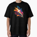 Colorful Lightning Explosions T-Shirt - Casual Everyday Wear Men Women - T-Shirt, Sweatshirt, Hoodie