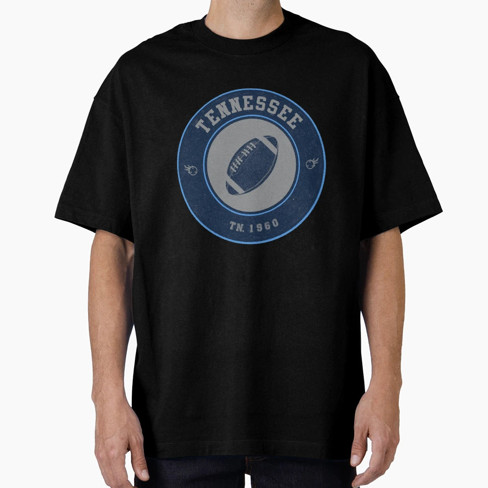 Tennessee Football Logo Navy T-Shirt - Minimalist Print Men Women - T-Shirt, Sweatshirt, Hoodie