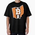 B Browns Along Ohio Map T-Shirt - Trendy Graphic Unisex - T-Shirt, Sweatshirt, Hoodie