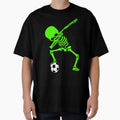 Dabbing Skeleton Soccer Lovers T-Shirt - Novelty Apparel for Adults - T-Shirt, Sweatshirt, Hoodie