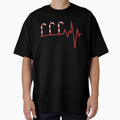 Candycane Heartbeat T-Shirt - Trendy Graphic for Adults - T-Shirt, Sweatshirt, Hoodie