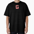Uppercase G Red Pixel Block Character T-Shirt - Graphic Print for Adults - T-Shirt, Sweatshirt, Hoodie
