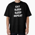 Eat Sleep Sleep Repeat T-Shirt - Trendy Graphic for Adults - T-Shirt, Sweatshirt, Hoodie