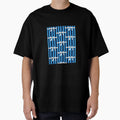 Blue Stripe Pattern T-Shirt - Custom Art Print Men Women - T-Shirt, Sweatshirt, Hoodie