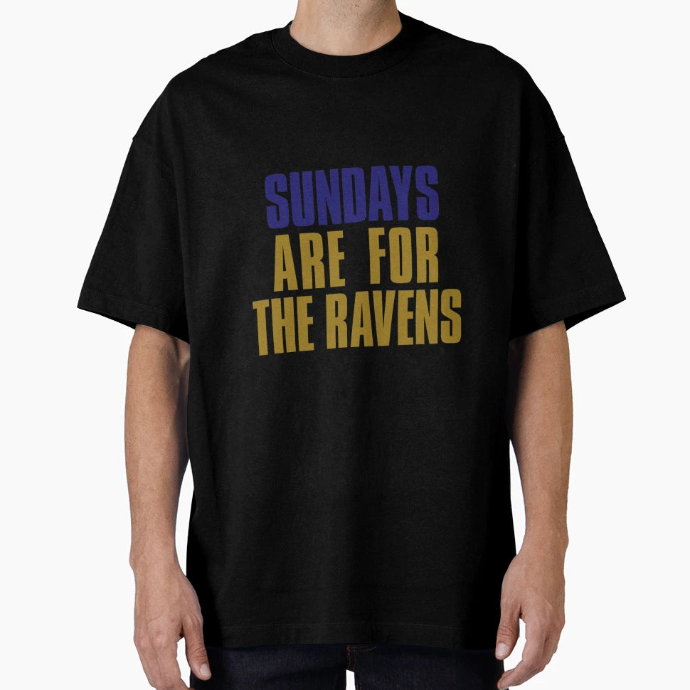 Sundays Are Ravens Baltimore Football T-Shirt - Novelty Apparel Men Women - T-Shirt, Sweatshirt, Hoodie