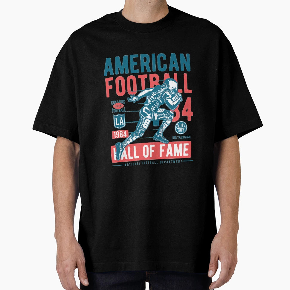 American Football Wall Fame Awesome T-Shirt - Trendy Graphic Unisex - T-Shirt, Sweatshirt, Hoodie