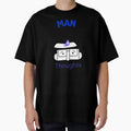 Brain Thoughts Football T-Shirt - Graphic Print for Adults - T-Shirt, Sweatshirt, Hoodie