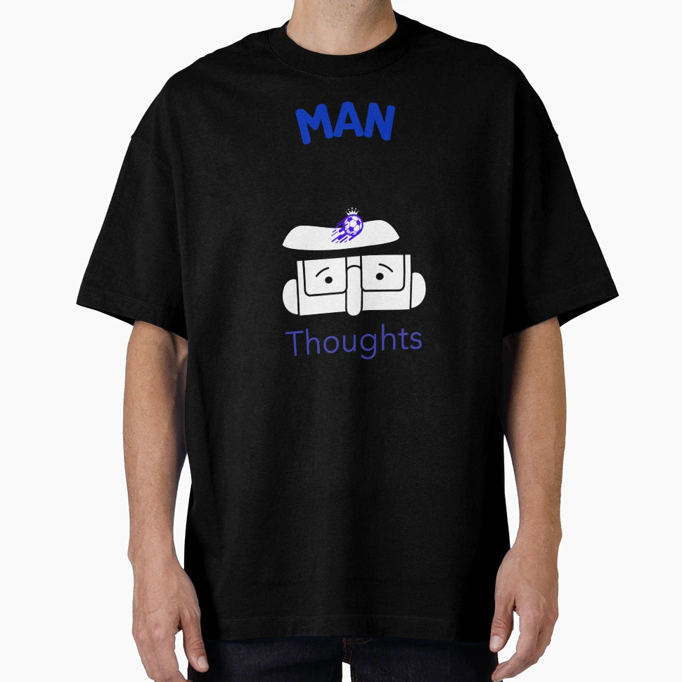 Brain Thoughts Football T-Shirt - Graphic Print for Adults - T-Shirt, Sweatshirt, Hoodie