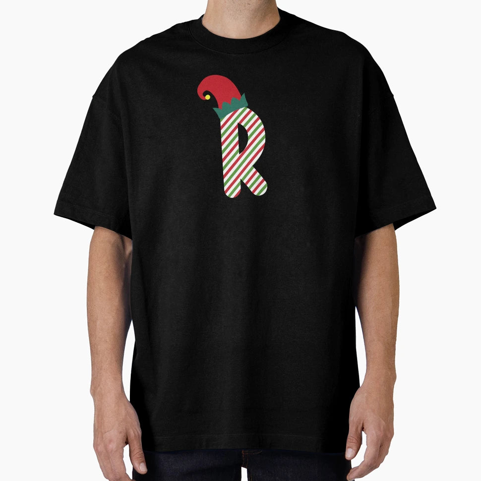 Elf Monogram Font R T-Shirt - Aesthetic Graphic Men Women - T-Shirt, Sweatshirt, Hoodie