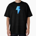 Blue Lightning Bolt T-Shirt - Trendy Graphic Men Women - T-Shirt, Sweatshirt, Hoodie