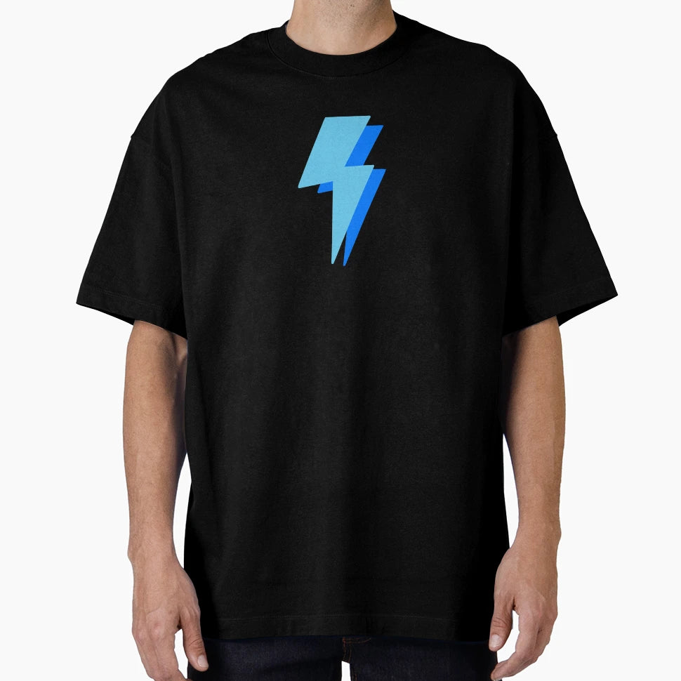 Blue Lightning Bolt T-Shirt - Trendy Graphic Men Women - T-Shirt, Sweatshirt, Hoodie
