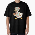 Funny Cartoon Duck American T-Shirt - Aesthetic Graphic for Adults - T-Shirt, Sweatshirt, Hoodie