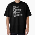 Eat Sleep Fest Repeat T-Shirt - Fun Novelty Design Unisex - T-Shirt, Sweatshirt, Hoodie