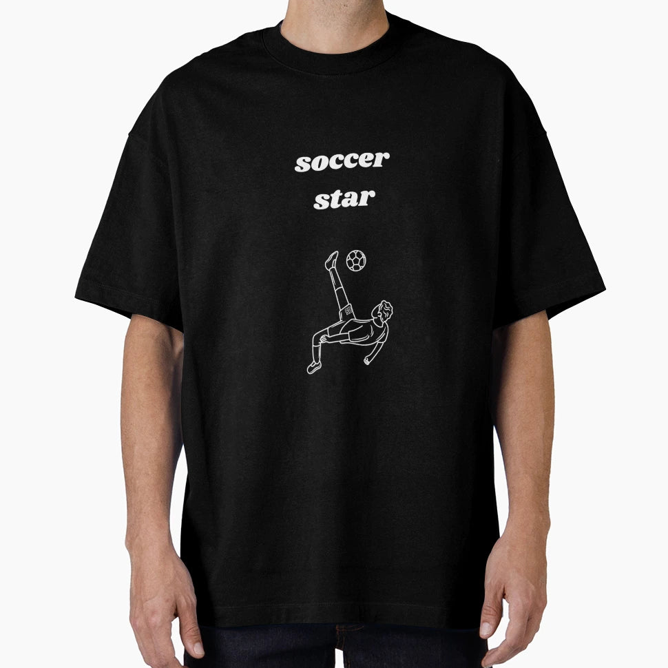 Soccer Star T-Shirt - Aesthetic Graphic Unisex - T-Shirt, Sweatshirt, Hoodie