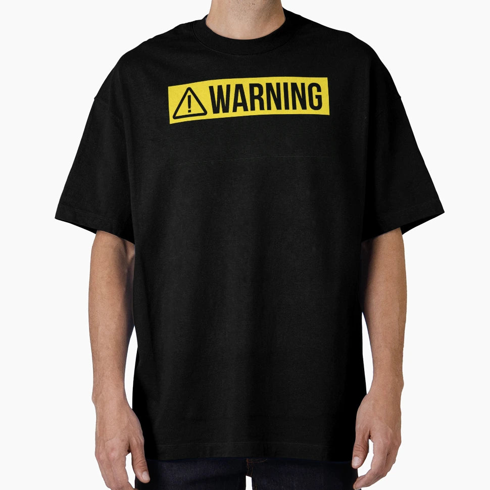 Football Warning T-Shirt - Minimalist Print for Adults - T-Shirt, Sweatshirt, Hoodie