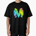 Letter M Skulls Rainbow T-Shirt - Graphic Print Unisex - T-Shirt, Sweatshirt, Hoodie