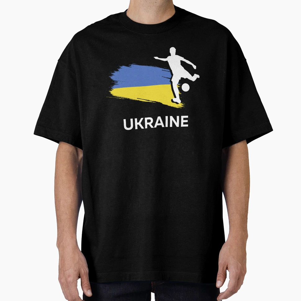 Ukraine Football T-Shirt - Trendy Graphic Men Women - T-Shirt, Sweatshirt, Hoodie