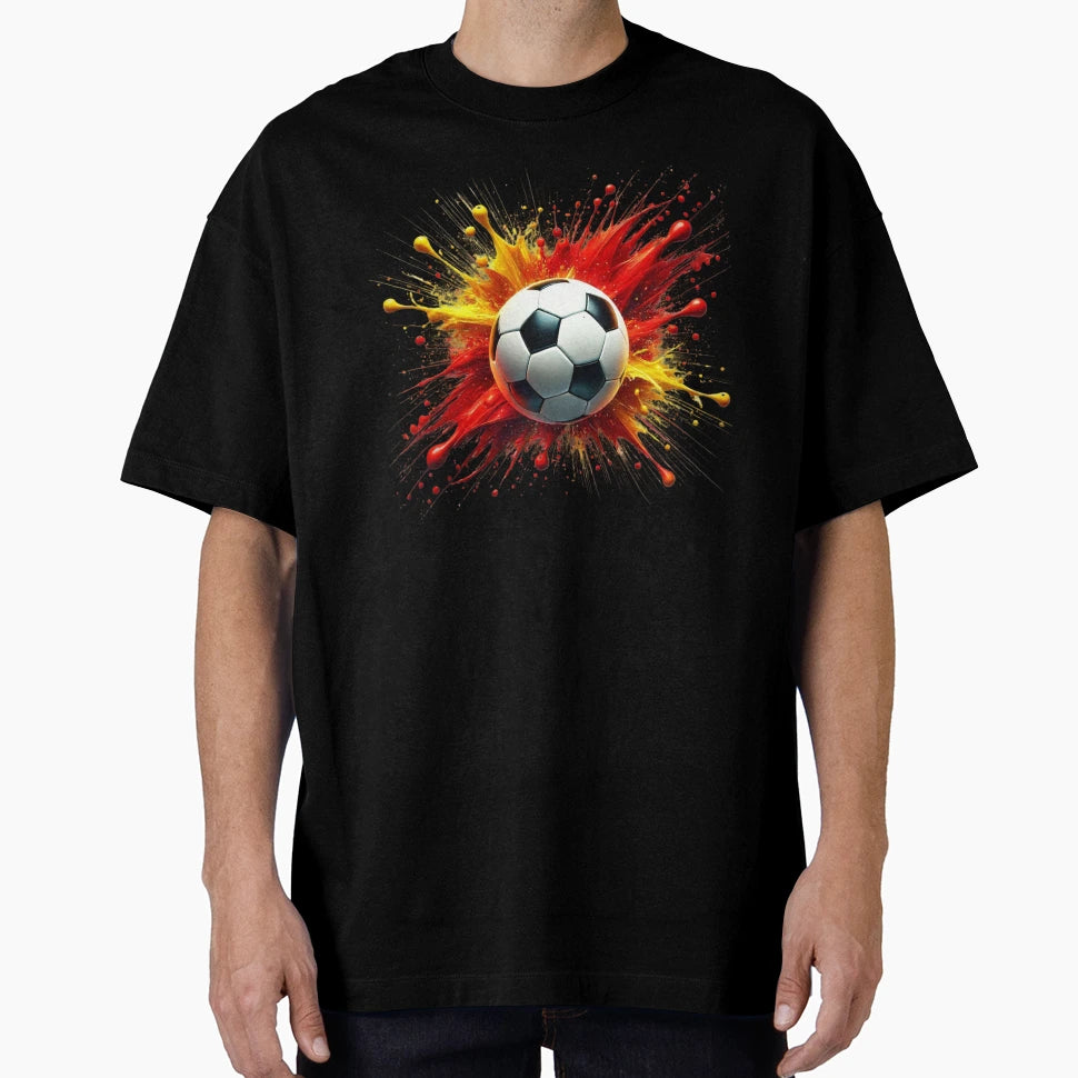 Football Paint Splashes T-Shirt - Custom Art Print for Adults - T-Shirt, Sweatshirt, Hoodie