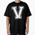 Letter V Alphabet T-Shirt - Custom Art Print for Adults - T-Shirt, Sweatshirt, Hoodie