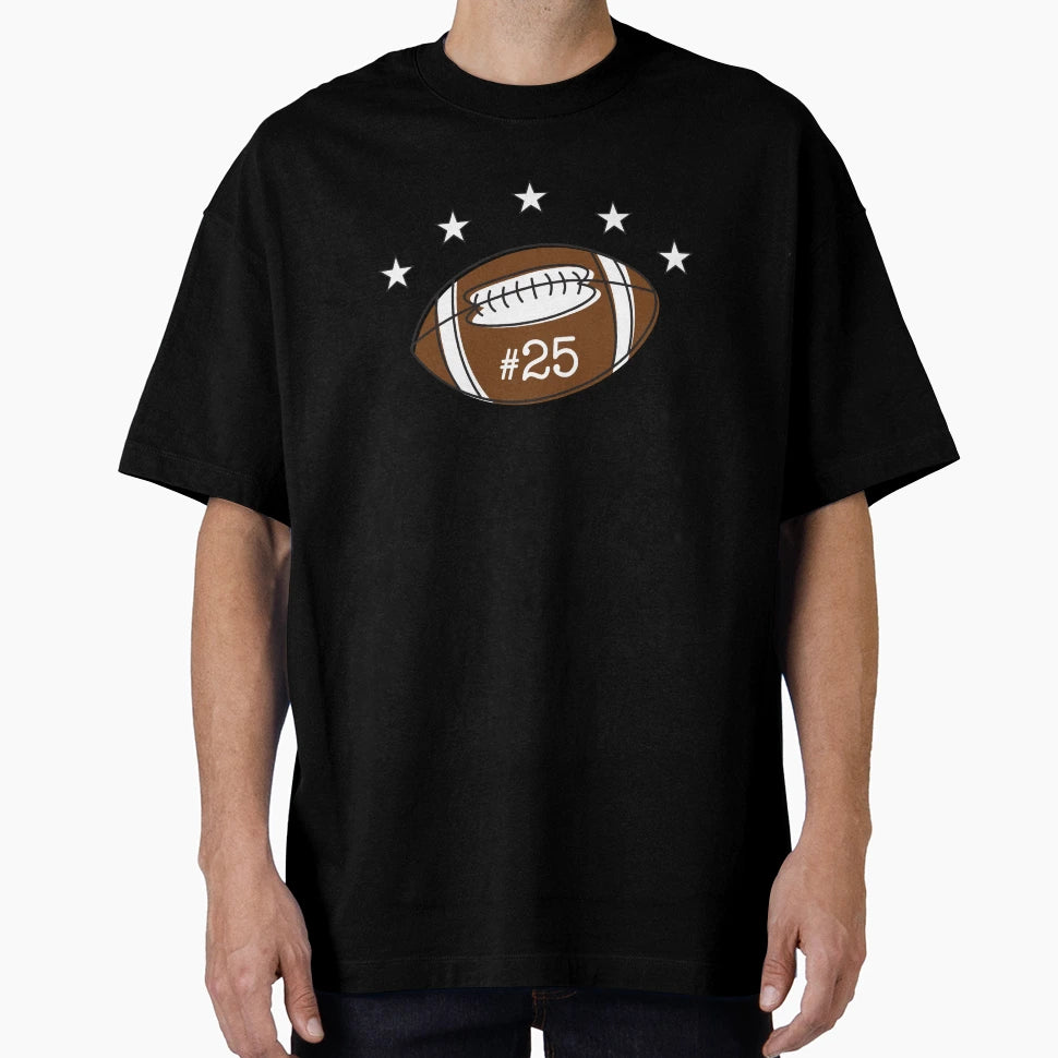 Football 25 T-Shirt - Minimalist Print Men Women - T-Shirt, Sweatshirt, Hoodie
