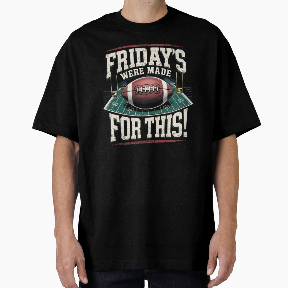 Friday Night Football Game Day T-Shirt - Aesthetic Graphic for Adults - T-Shirt, Sweatshirt, Hoodie