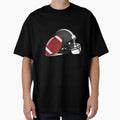 American Football Helmet Sports Mascot T-Shirt - Unique Graphic Men Women - T-Shirt, Sweatshirt, Hoodie