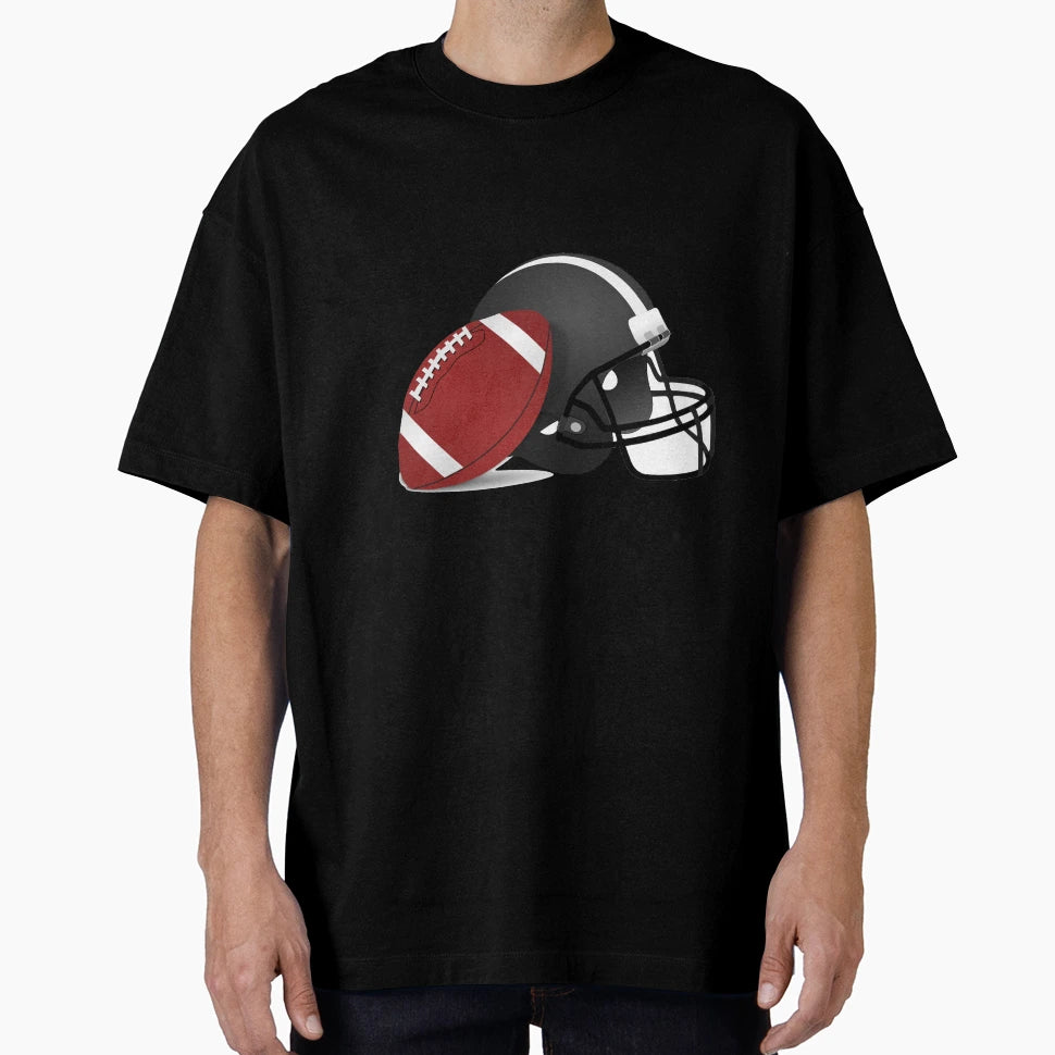 American Football Helmet Sports Mascot T-Shirt - Unique Graphic Men Women - T-Shirt, Sweatshirt, Hoodie