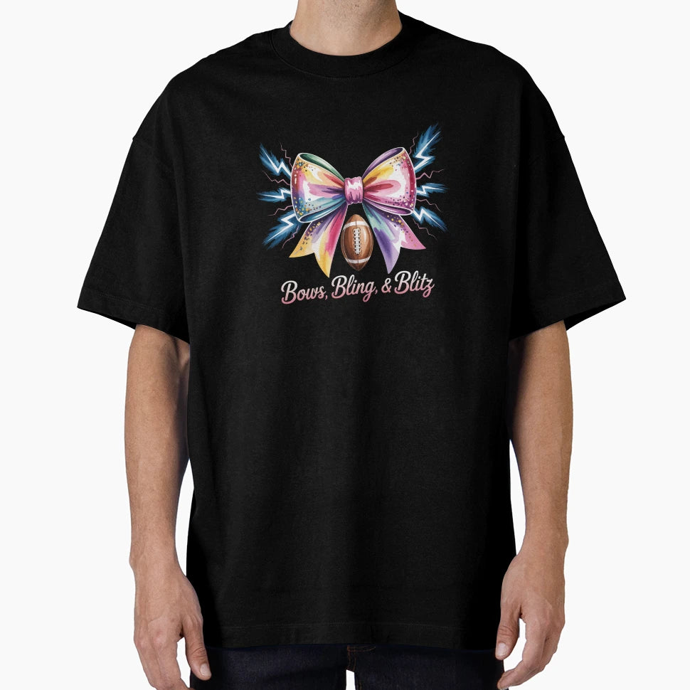 Bows Bling Blitz T-Shirt - Graphic Print for Adults - T-Shirt, Sweatshirt, Hoodie