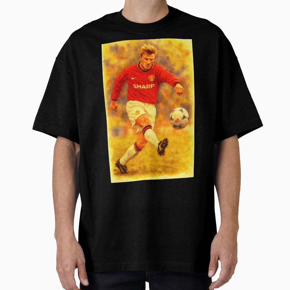 David Beckham Football Legend T-Shirt - Custom Art Print Men Women - T-Shirt, Sweatshirt, Hoodie