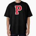 Red Varsity Letter P T-Shirt - Unique Graphic for Adults - T-Shirt, Sweatshirt, Hoodie