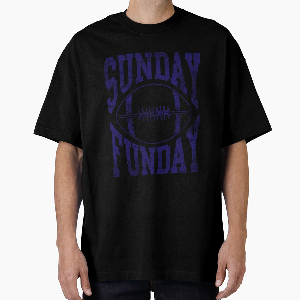 Sunday Funday Football T-Shirt - Unique Graphic Unisex - T-Shirt, Sweatshirt, Hoodie