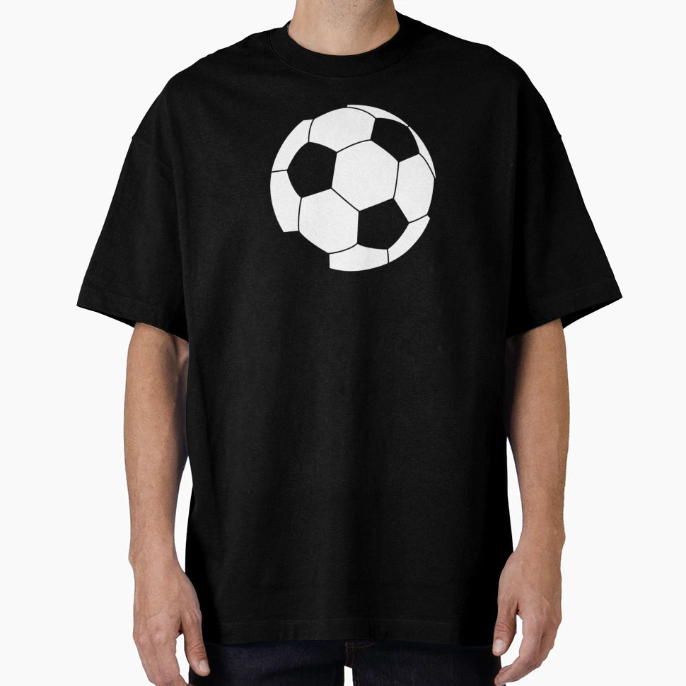 Soccer Ball Football Ball Team Sport T-Shirt - Minimalist Print for Adults - T-Shirt, Sweatshirt, Hoodie