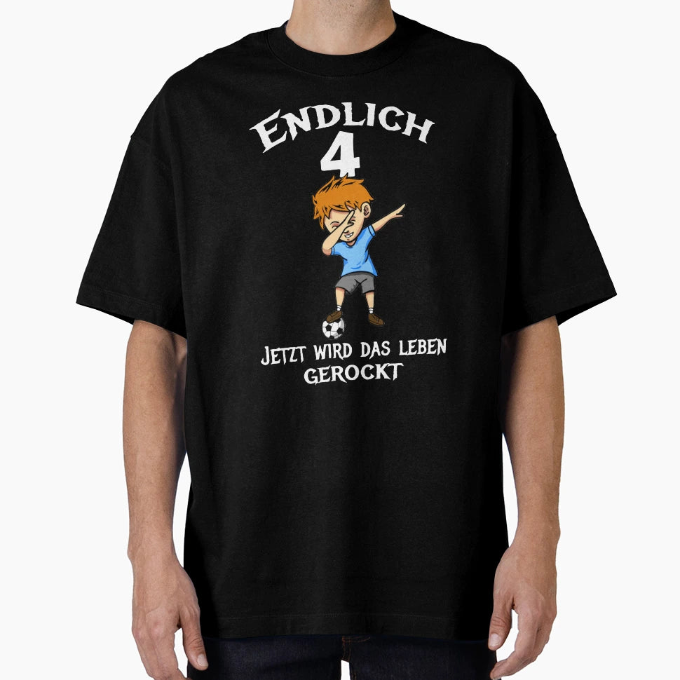 Finally 4 Dab Dabbing Soccer Birthday T-Shirt - Unique Graphic for Adults - T-Shirt, Sweatshirt, Hoodie
