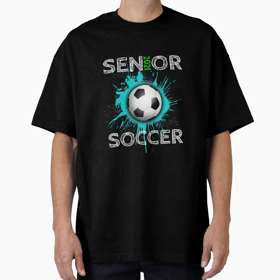 Soccer Player Senior Class 2021 T-Shirt - Graphic Print for Adults - T-Shirt, Sweatshirt, Hoodie
