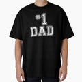 1 Dad Number One Fathers Day T-Shirt - Trendy Graphic for Adults - T-Shirt, Sweatshirt, Hoodie