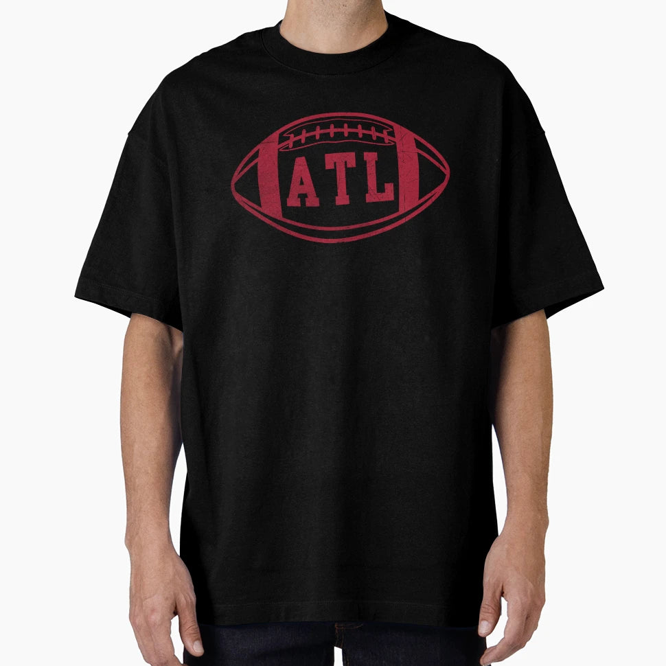 Atlanta Throwback Football T-Shirt - Streetwear Style for Adults - T-Shirt, Sweatshirt, Hoodie