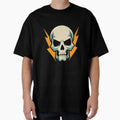 Thunder Skeleton Head T-Shirt - Custom Art Print Unisex - T-Shirt, Sweatshirt, Hoodie