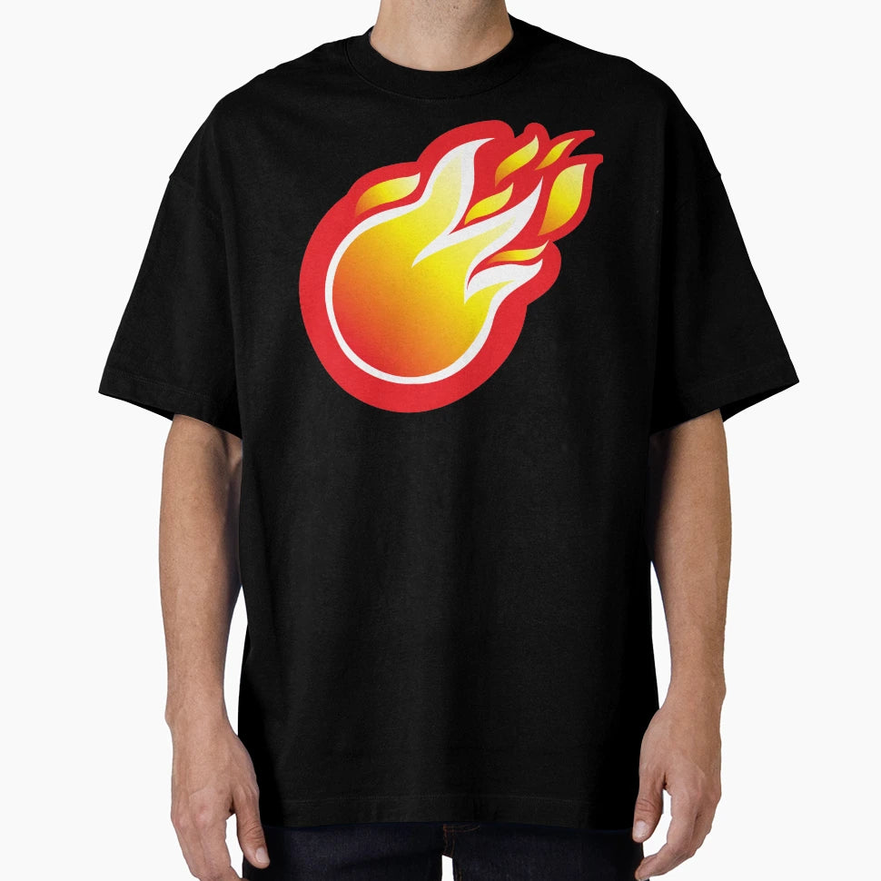 Decal Flame T-Shirt - Minimalist Print for Adults - T-Shirt, Sweatshirt, Hoodie