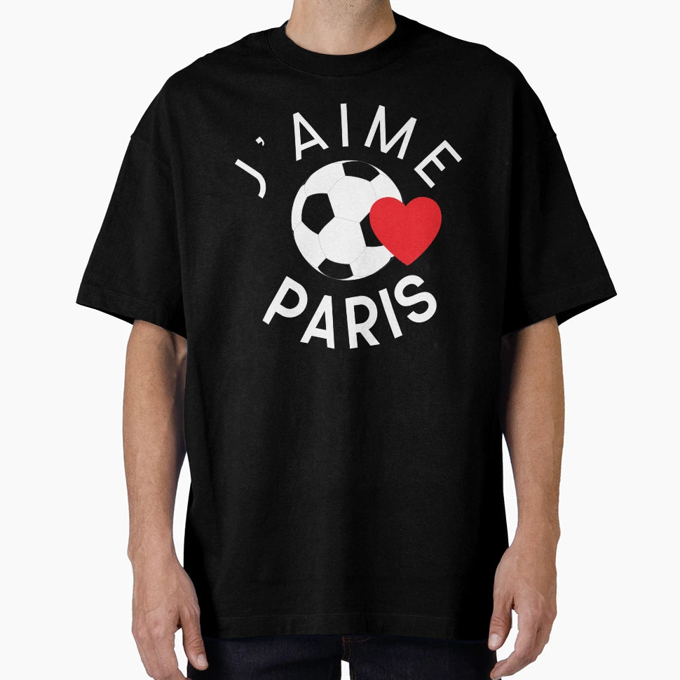 Jaime Paris Paris Football Love T-Shirt - Casual Everyday Wear Men Women - T-Shirt, Sweatshirt, Hoodie